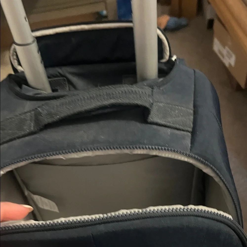 Kipling Navy Rolling Backpack - Picture 4 of 5